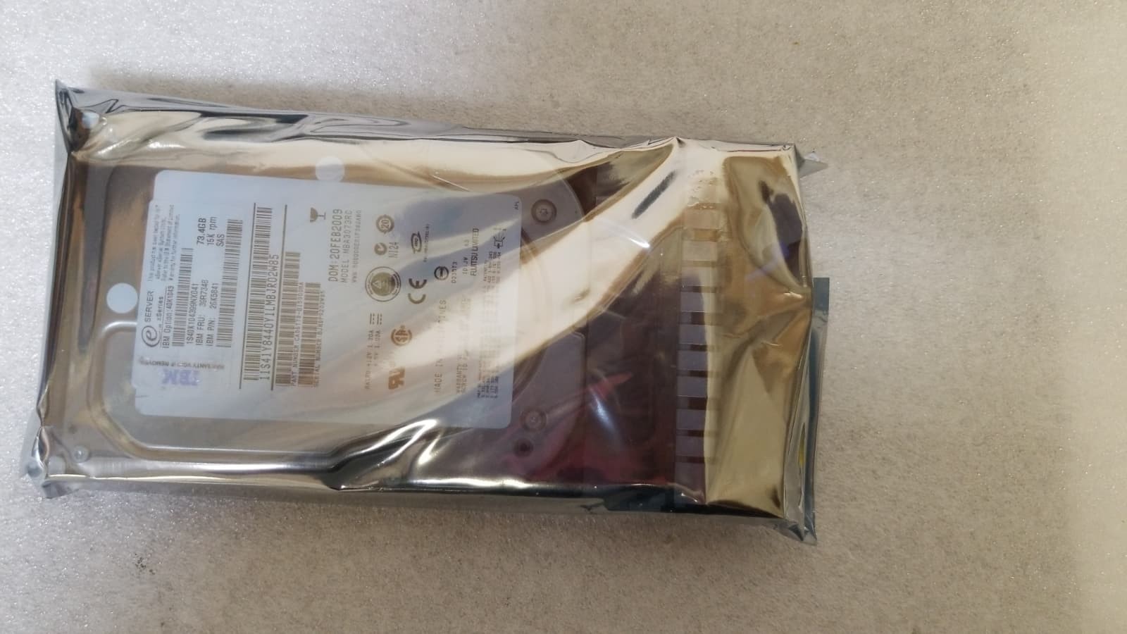 40K1043 39R7348 26K5841 IBM 73.4GB 15K RPM 3Gb/s 3.5" SAS SERVER HDD Hard Drive