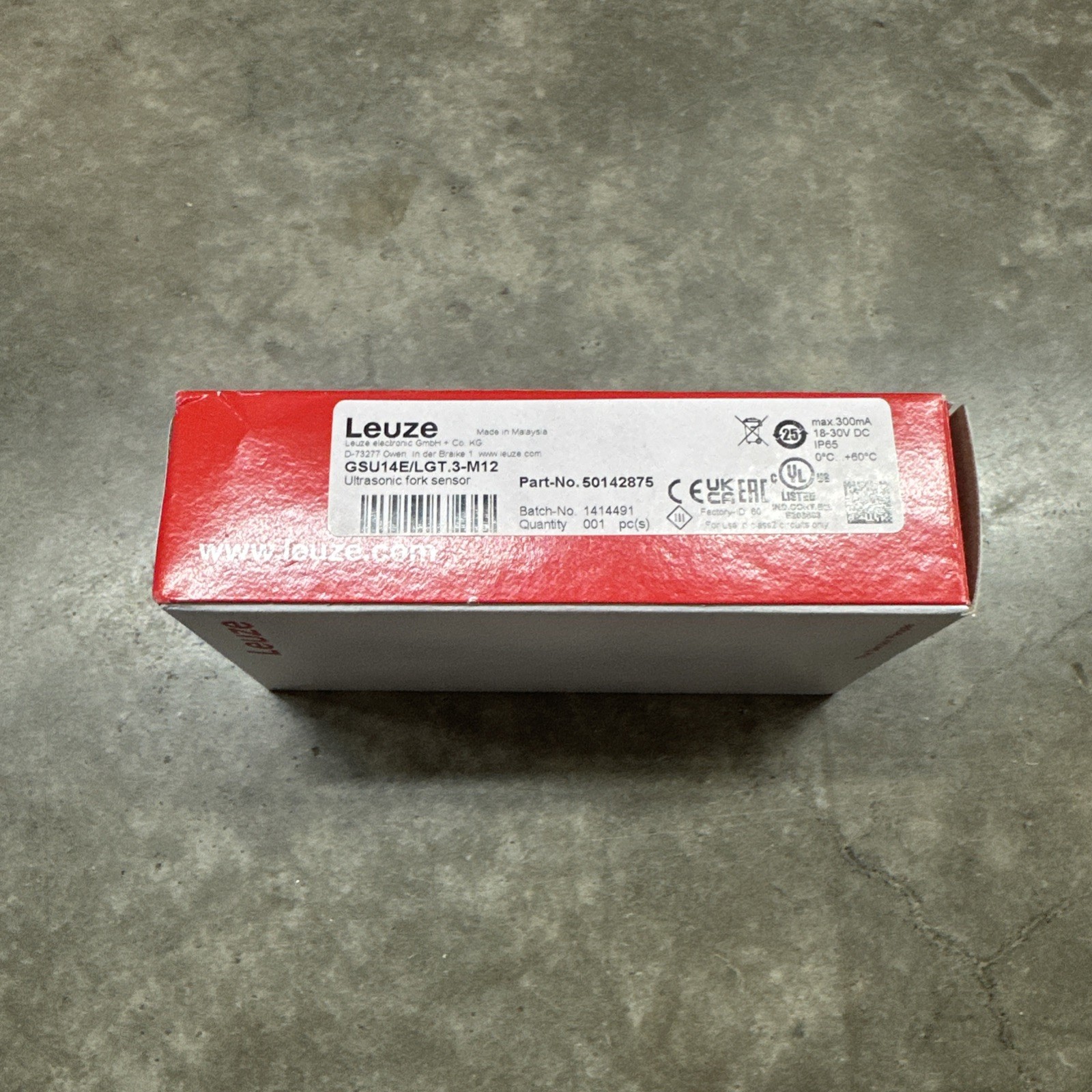1PCS Brand New Leuze GSU14E/LGT.3-M12 50142875 Photoelectric Sensor Fast ship