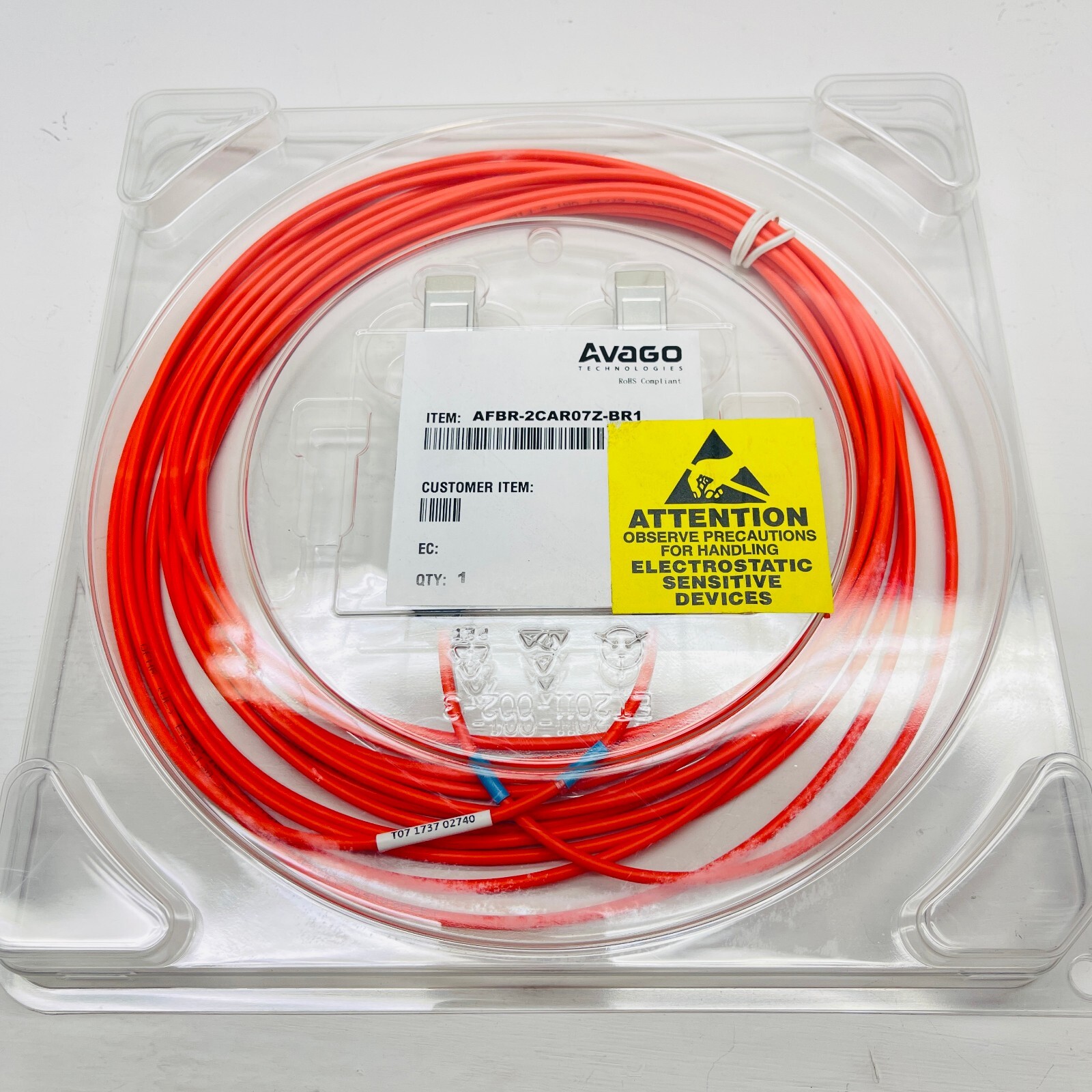 57-1000273-01 Extreme Brocade Compatible  SFP+ 10GE Active Optical Cable NEW~