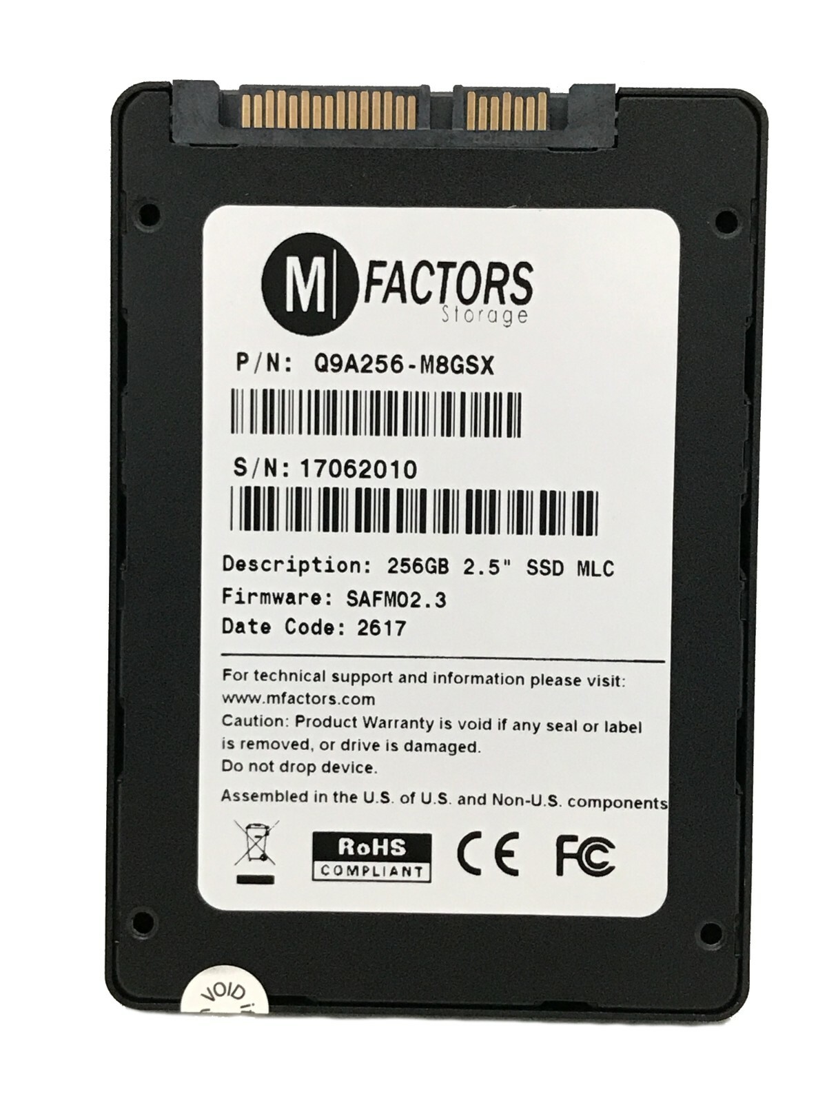 M-Factors 256GB - 512GB SATA III Toshiba MLC SSD 2.5 Inch up to 550MB/s
