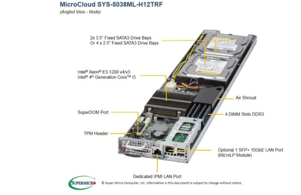 Supermicro PIO-5038ML-H12TRF-NODE NS
