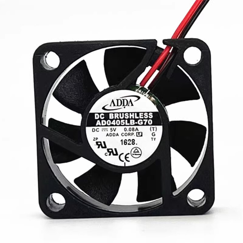 ADDA AD0405LB-G70 4010 5V 0.08A 4CM 2-line mute cooling fan