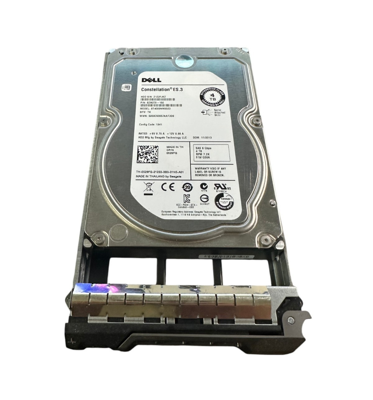 05JH5X 5JH5X DELL POWEREDGE SEAGATE ST4000NM0295 4TB 7.2K SAS 12Gbps 3.5" HDD