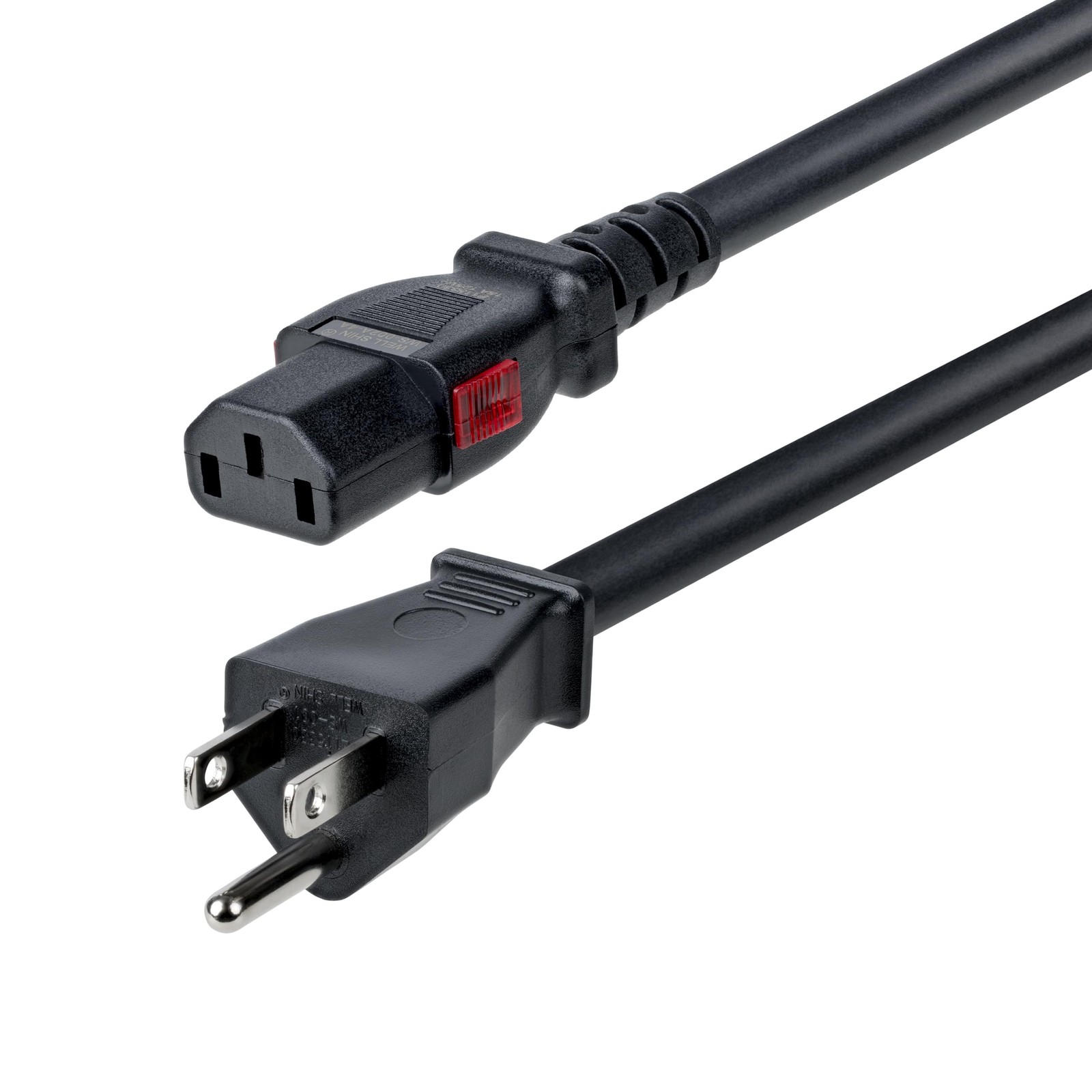 StarTech 15FTLC15APOWERCORD 15ft Heavy Duty Power Cord NEMA 5-15P