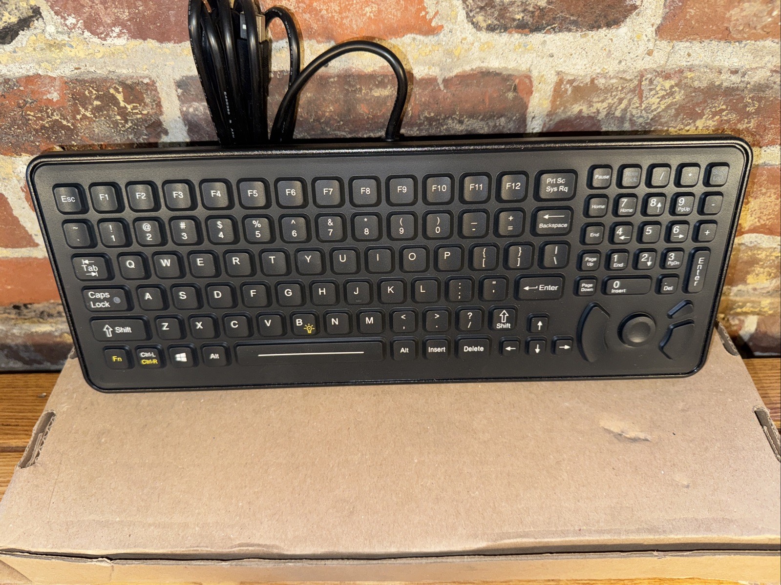 iKey SLK-102-FSR-M-USB Rugged Keyboard SLK102FSRM Medical Backlit NEMA 4X Mount
