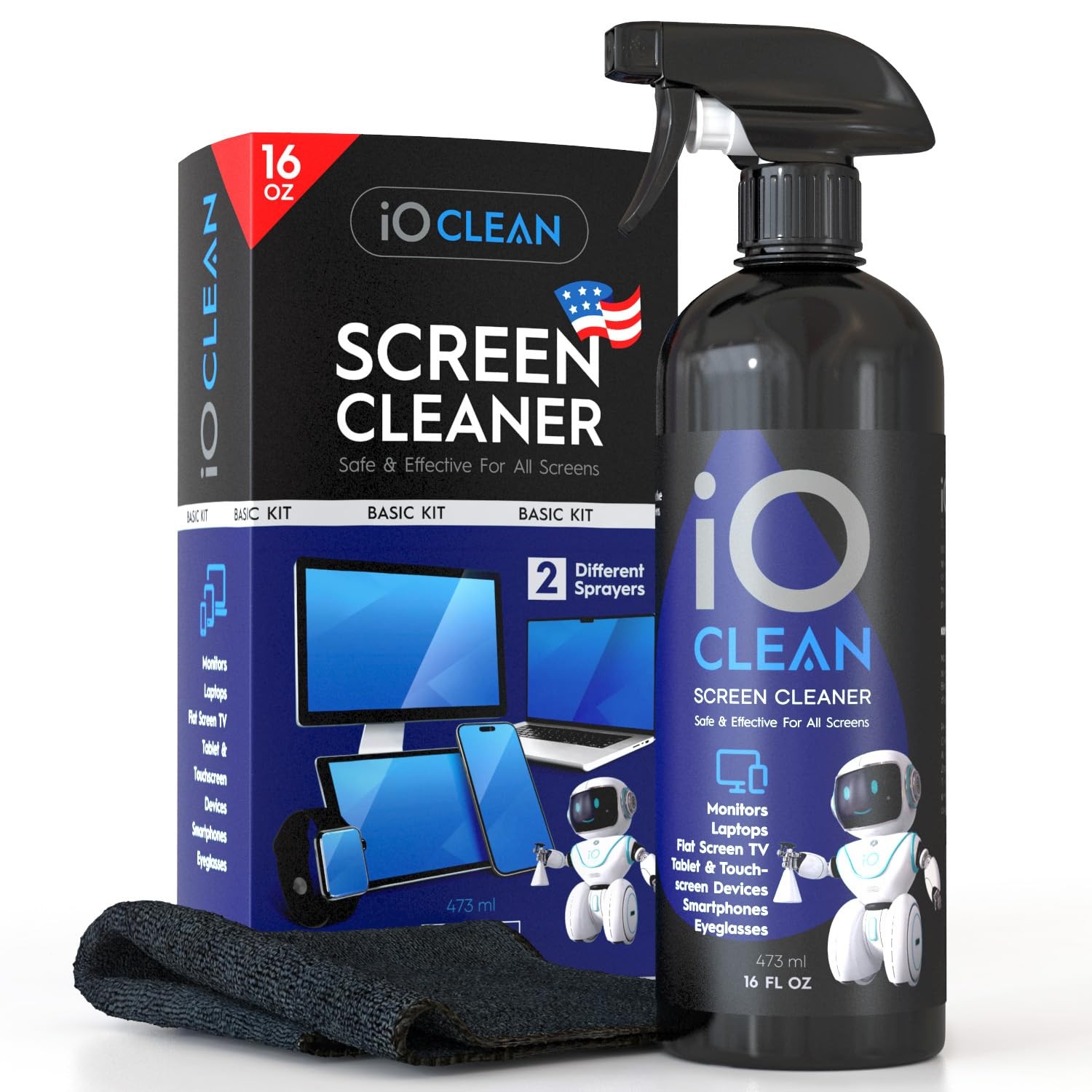 16oz Screen Cleaner Spray – Best Large Cleaning Kit
