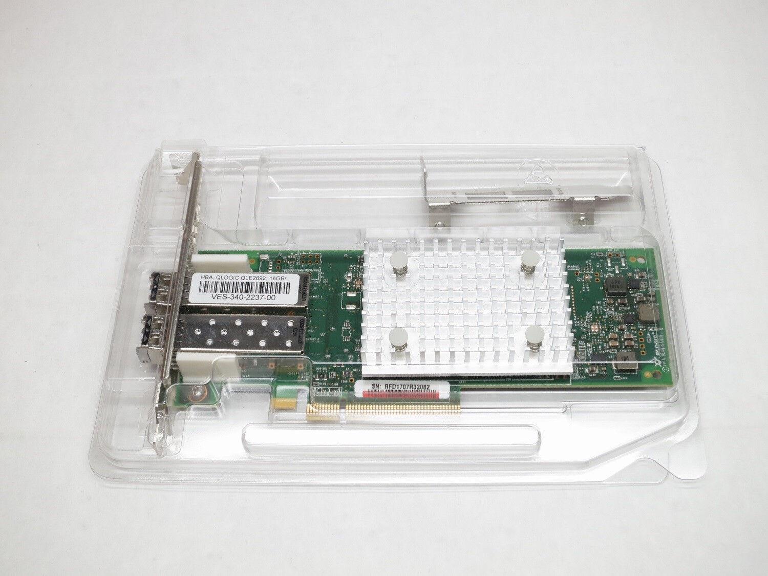 QLE2692-SR-CK QLOGIC/MARVELL 16GB FC DUAL PORT PCIE 3.0 BOTH BRACKETS X2 SFP HBA