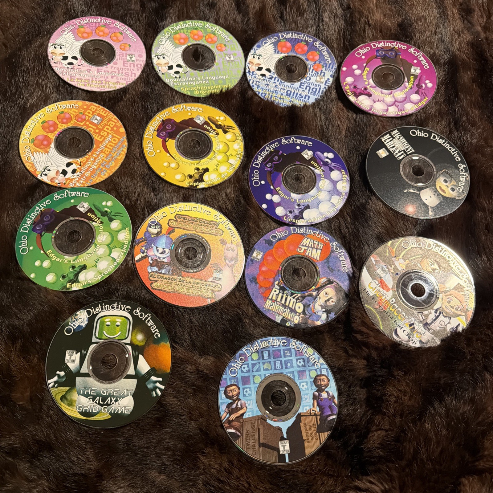Ohio Distinctive Software Educational PC Games Lot of 14  CD-ROM Homeschool