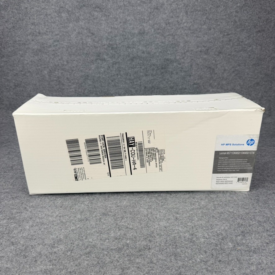 HP MPS Solutions Lexmark 52D1X00 62D1X00 Extra High Yield Black Toner Cartridge