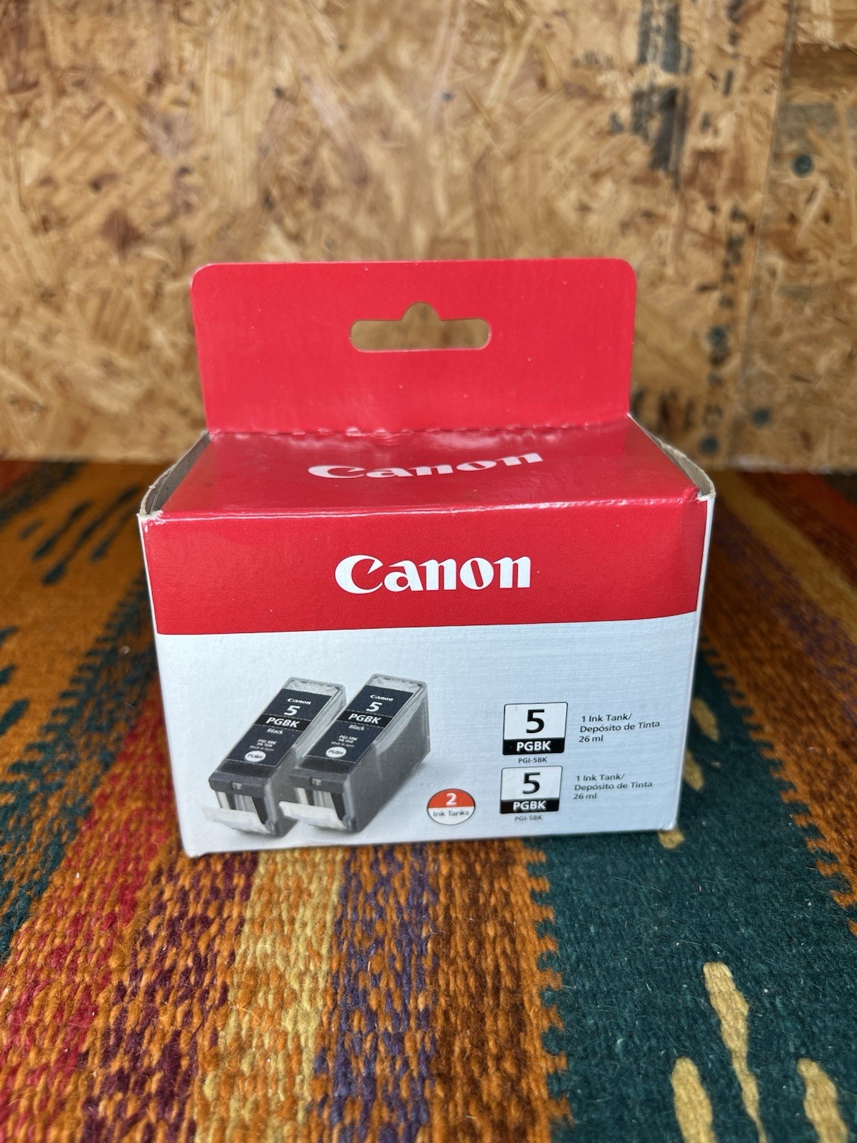NEW Genuine OEM Canon PGI-5BK PGBK Black Ink Cartridge 2-Pack