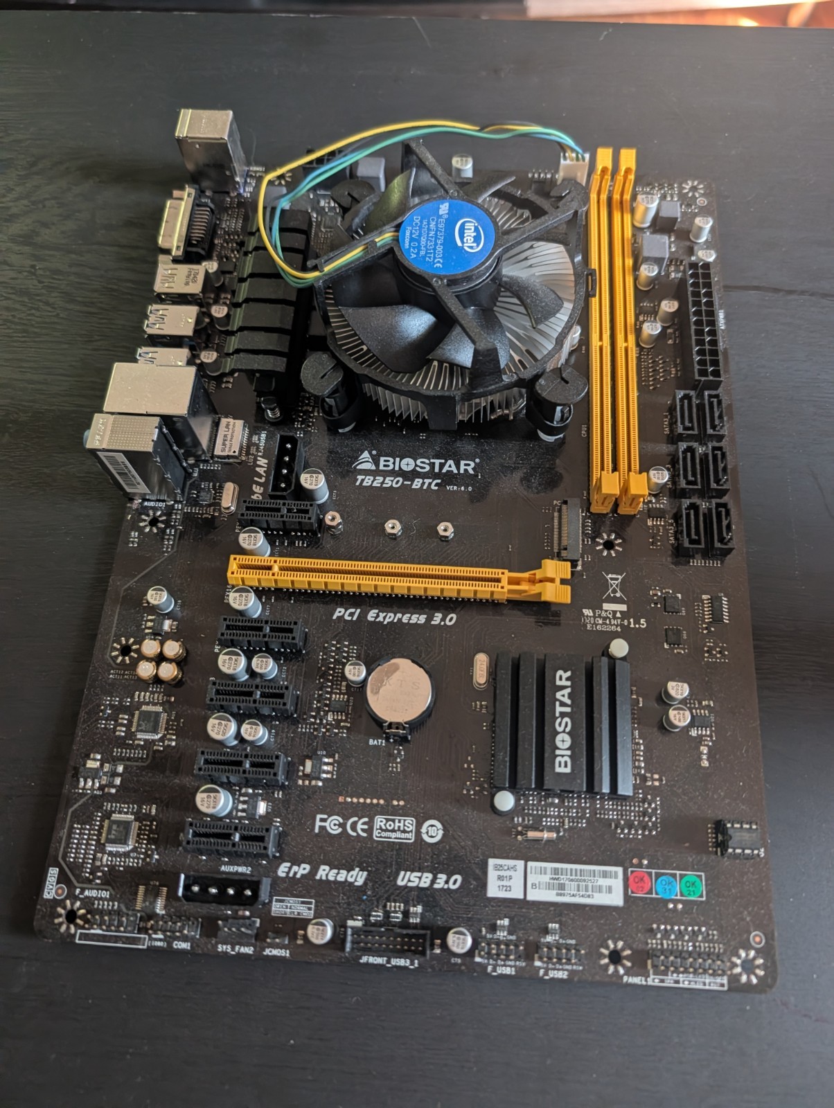 BIOSTAR TB250-BTC Pro 12 GPU Slot Mining Motherboard