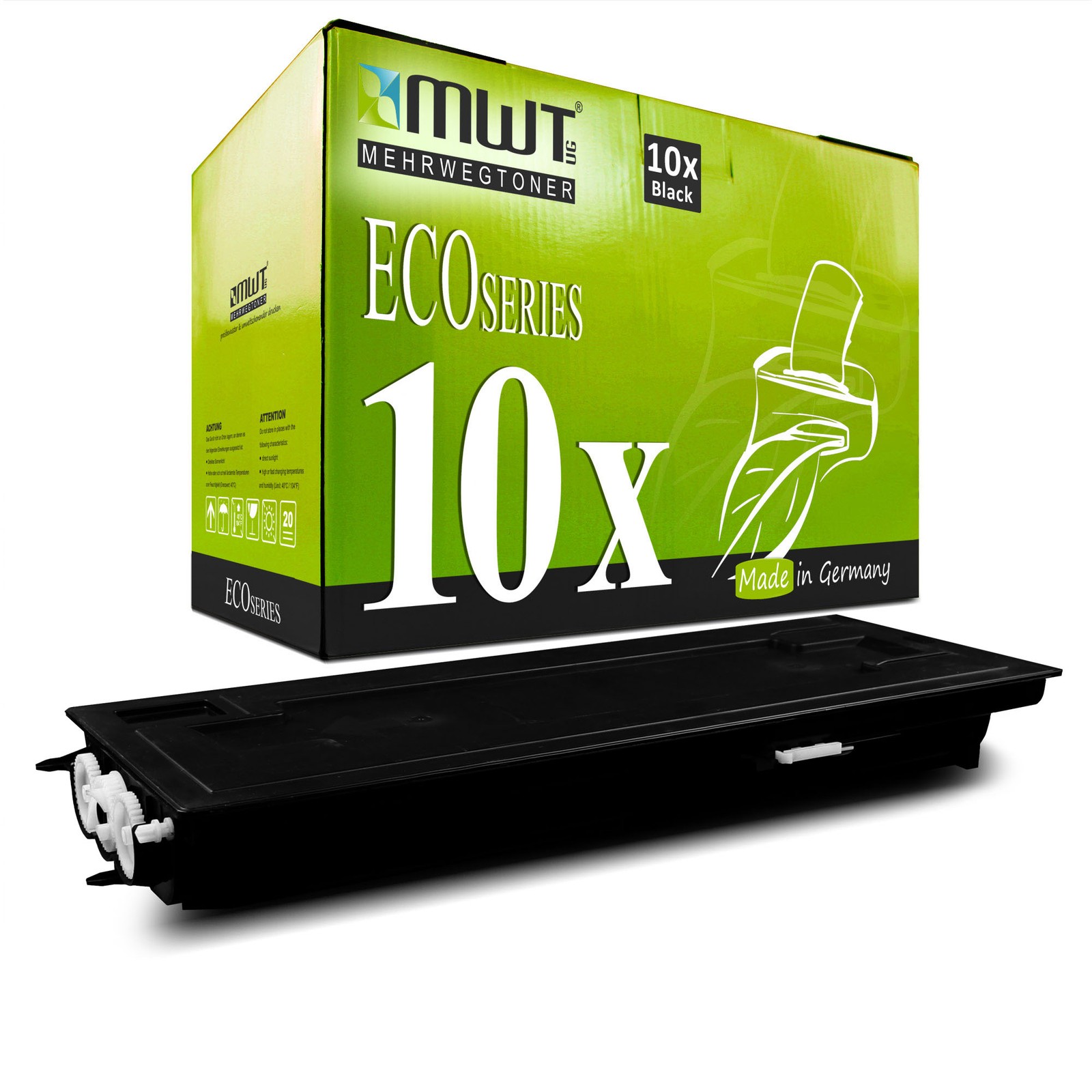 10x MWT Eco Toner replaces Kyocera TK-410