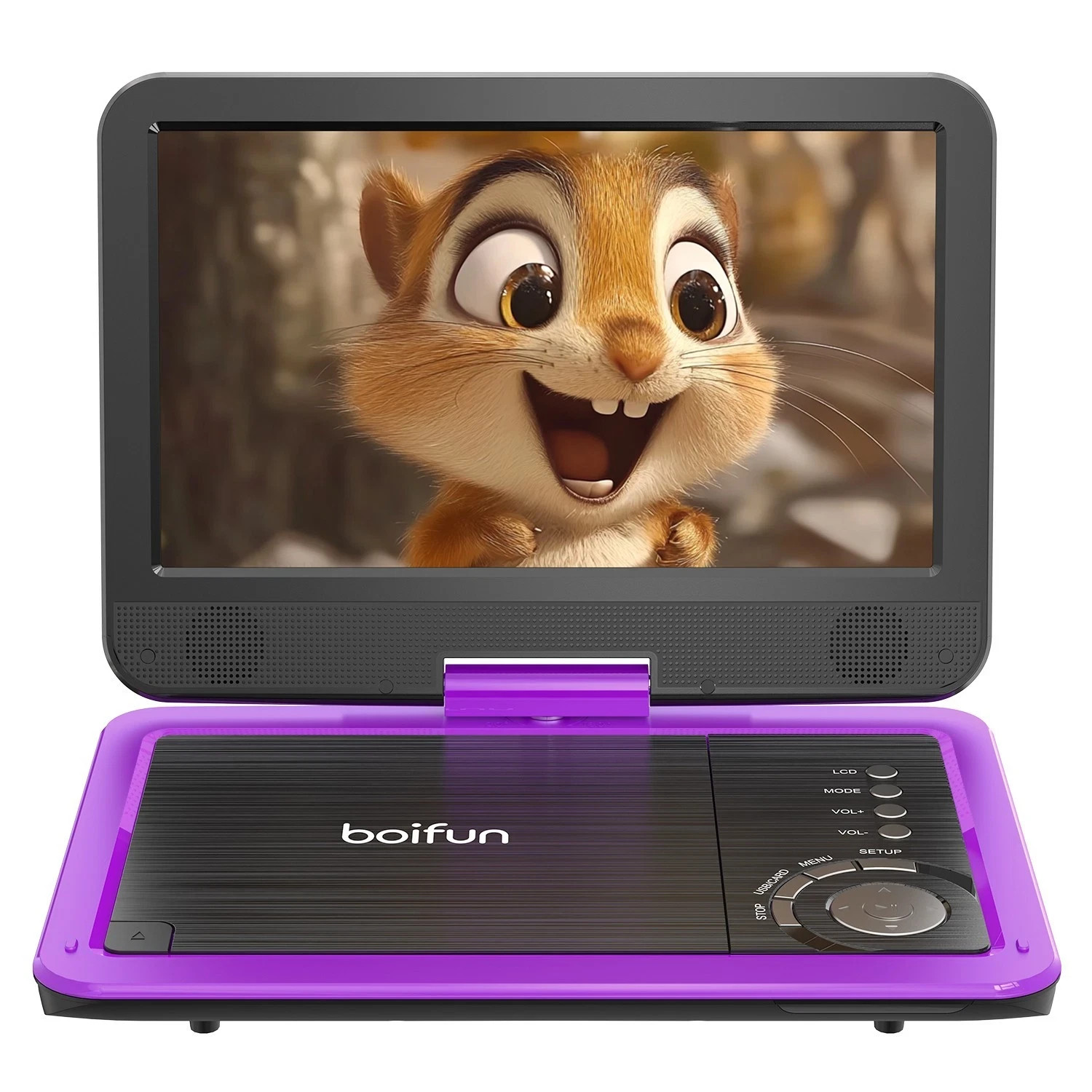 BOIFUN 12.5" Portable DVD Player with 10.5" Swivel HD Screen for Car and Kids