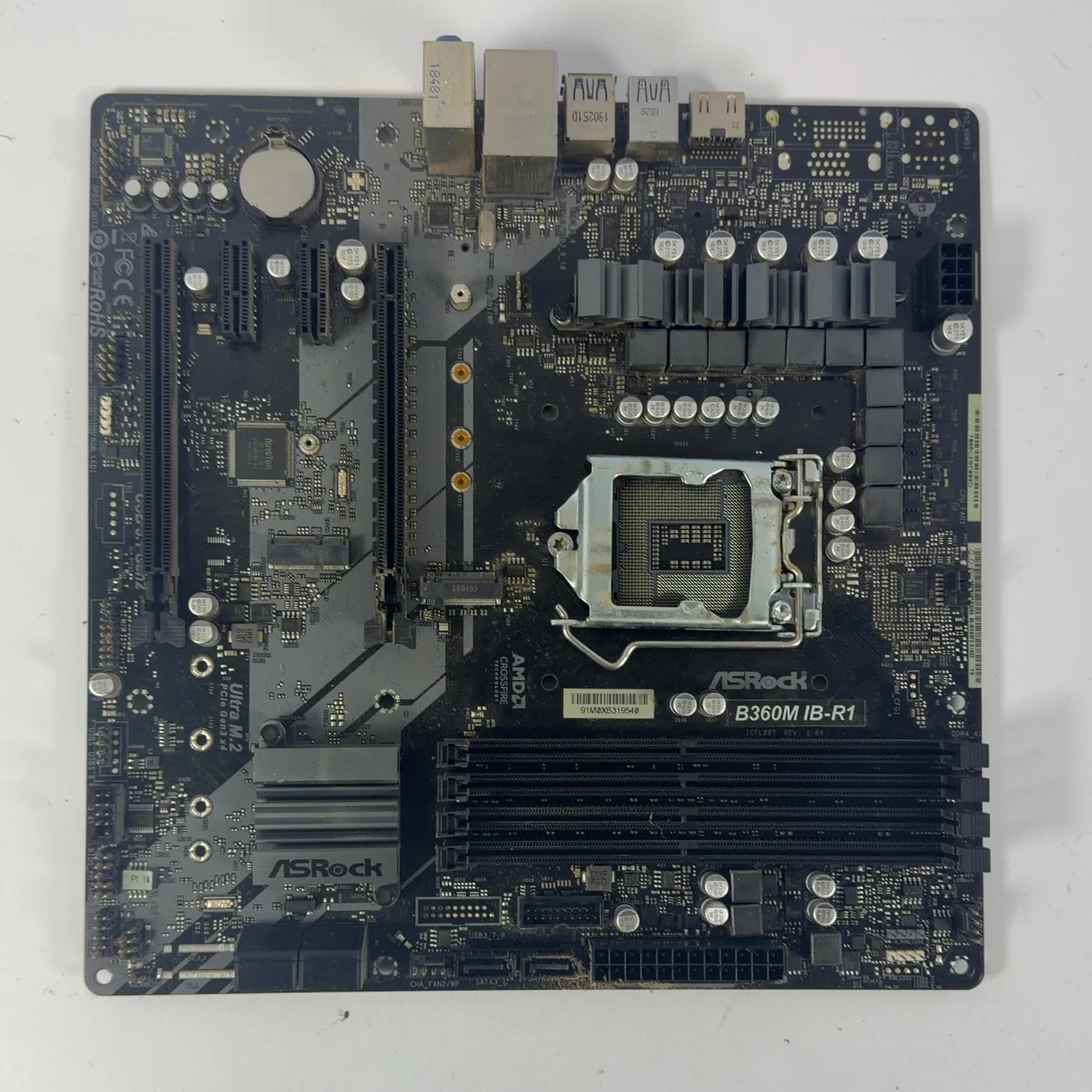 AsRock B360M IB-R1 LGA 1151 microATX Intel DDR4 Motherboard