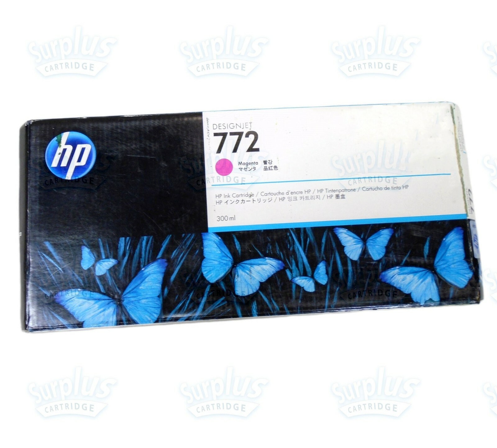 Genuine HP 772 Magenta 300ml CN629A Ink Cartridge DesignJet Z5200 Z5400 