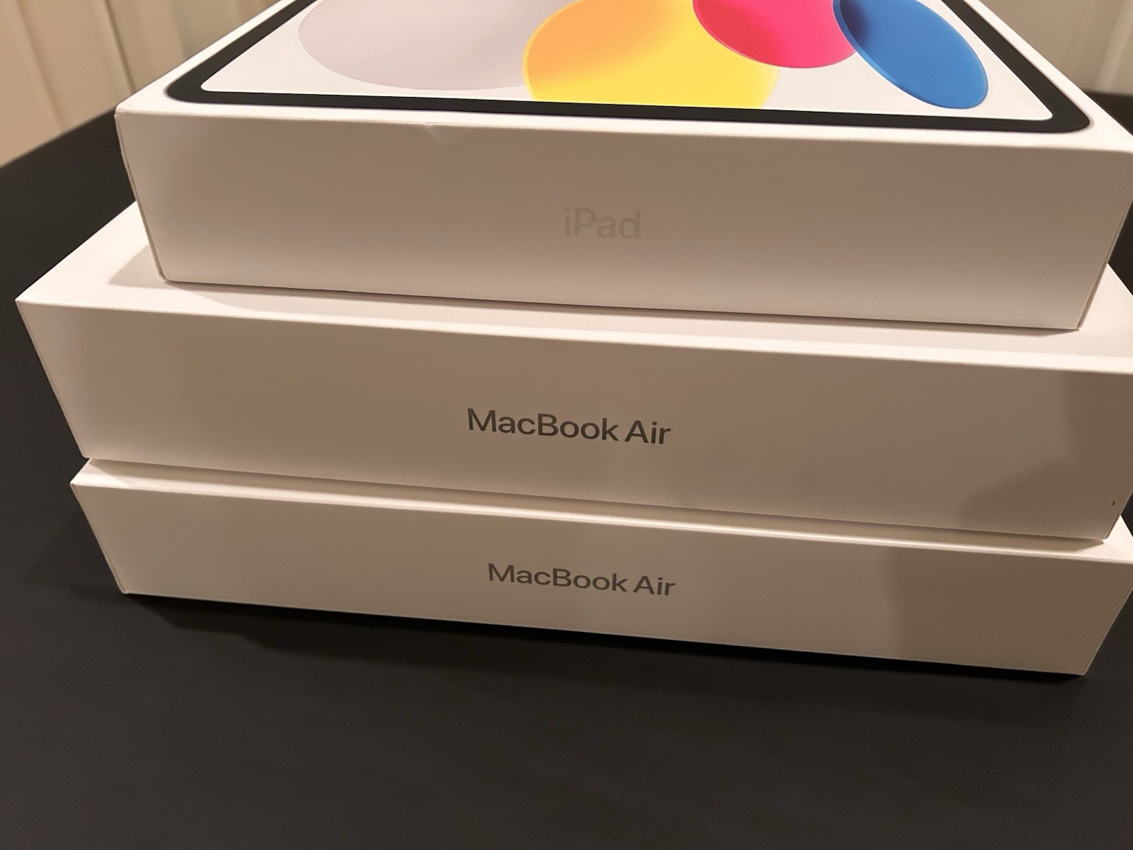Genuine Original OEM Apple MacBook Air And Ipad - EMPTY BOXES ONLY Lot Of 3