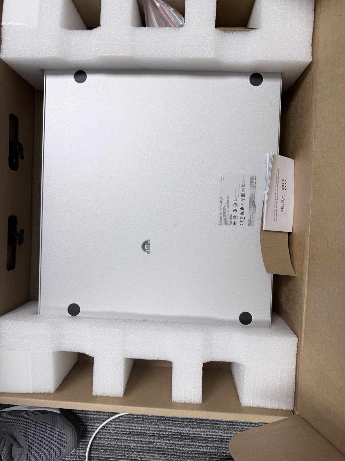 Cisco Meraki MS120-48LP-HW 48-Port PoE  Managed Ethernet Switch NEW - Unclaimed