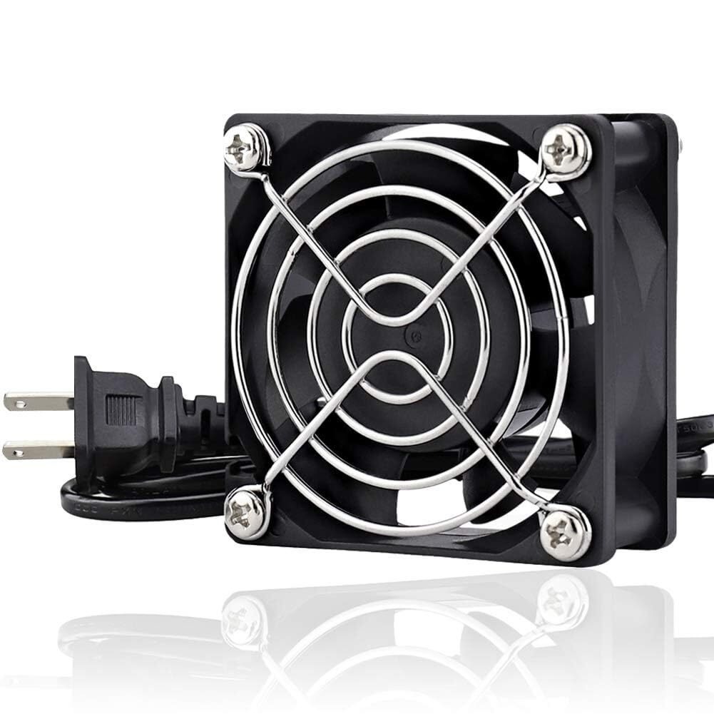 EC Cooling Fan 60mm x 60mm x 25mm AC 110V 115V 120V 220V 240V Dual Ball Bearings
