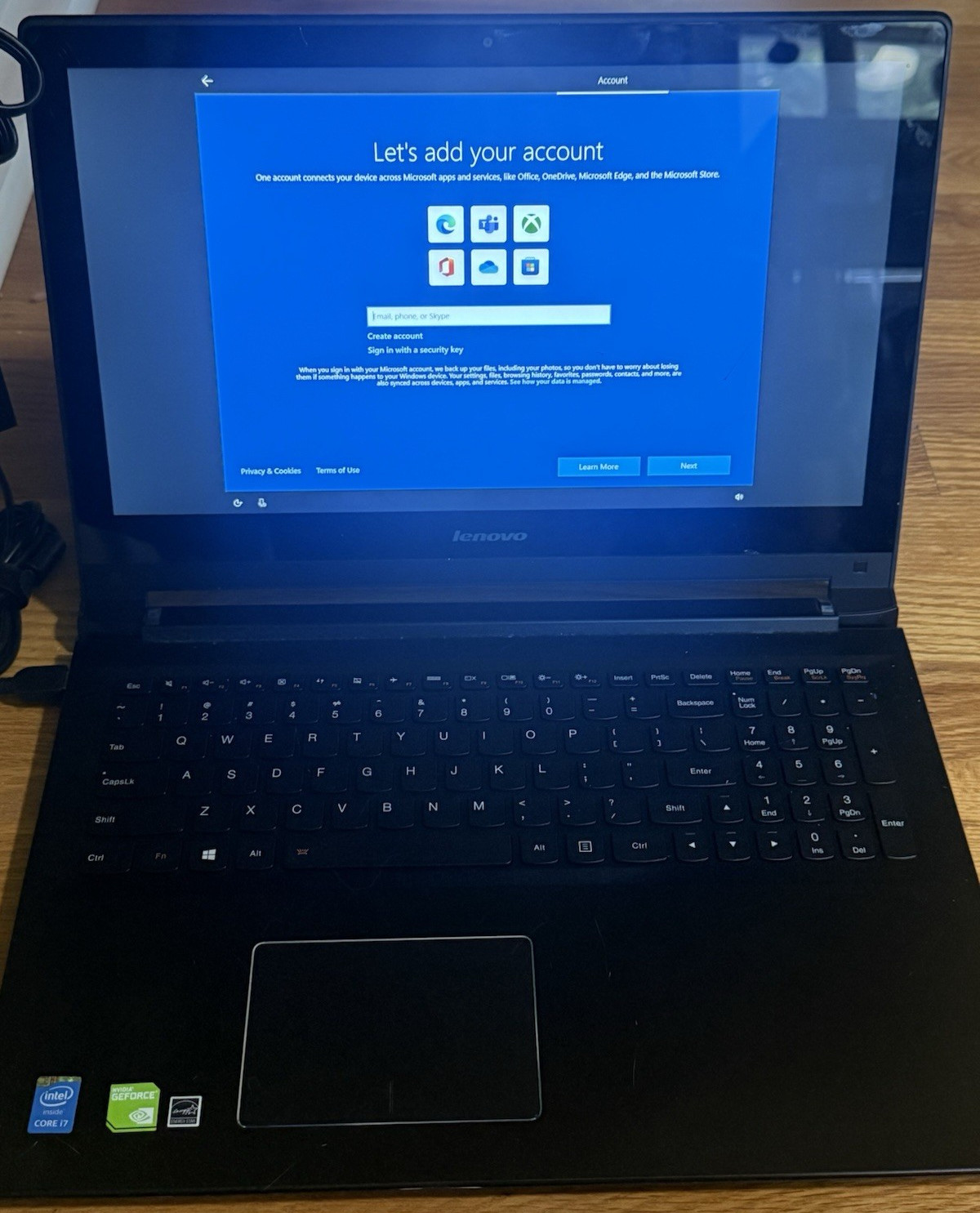 LENOVO EDGE 15 80K9 15.6" LAPTOP i5-5200u 240GB SSD WINDOWS 11 FOR PARTS