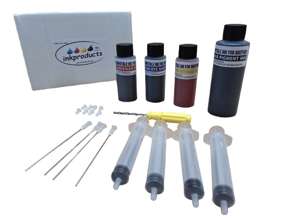 Compatible Ink Refill Kit For Brother Printers That use the LC404 Cartridges