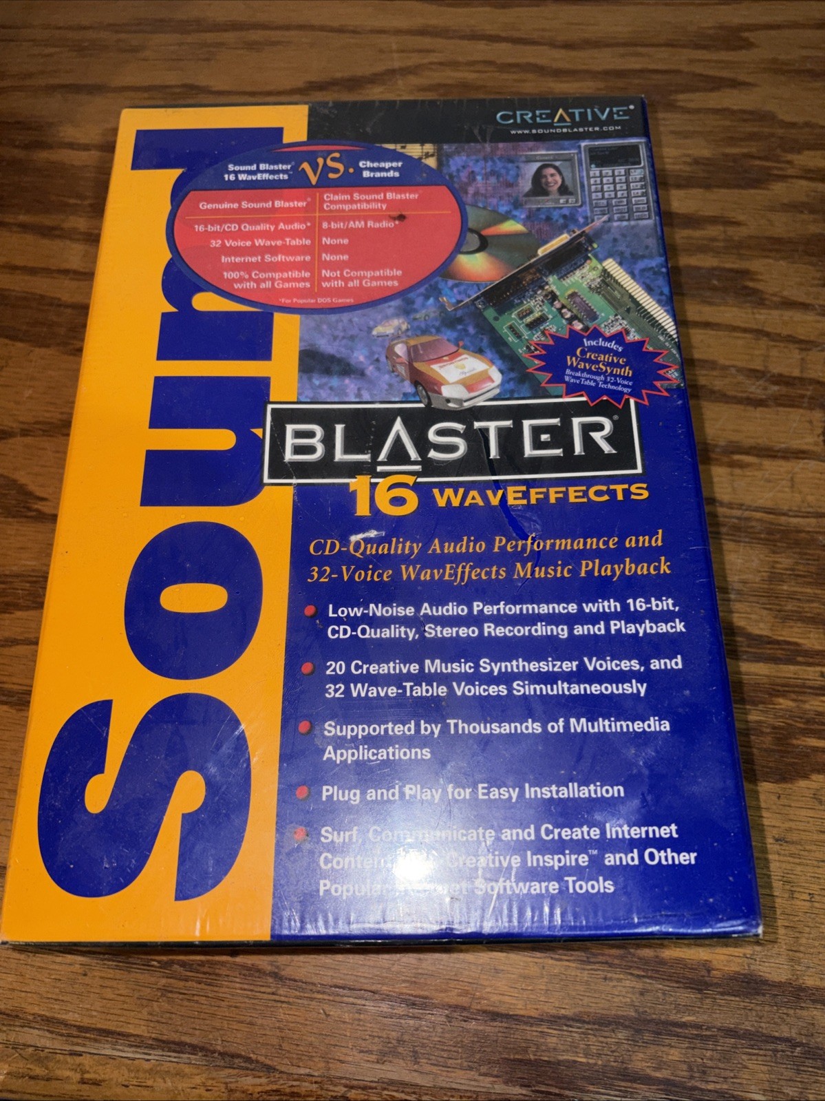Creative Sound Blaster SB-4171 ISA Sound Card Box Manuals Disks Complete