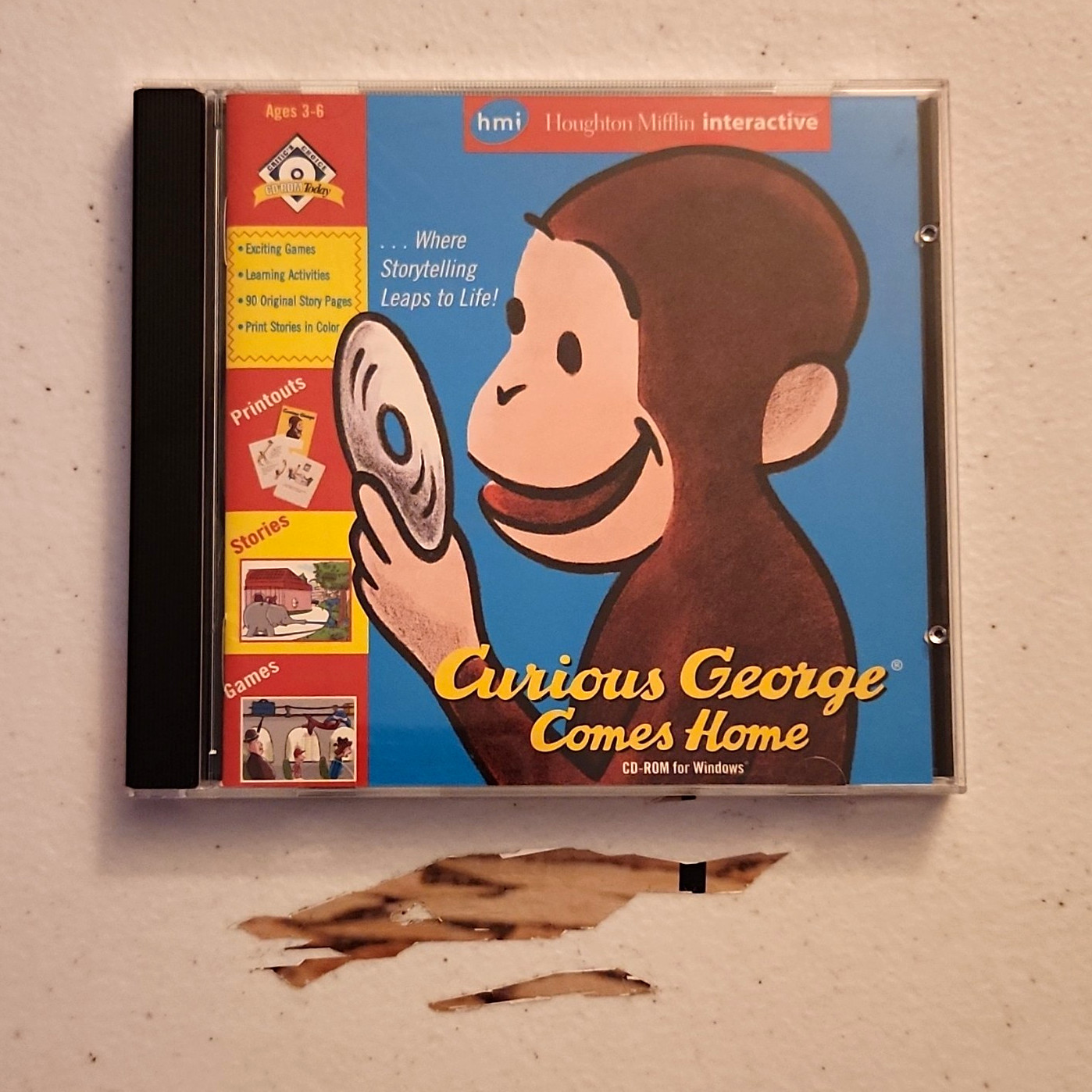 Houghton Mifflin Interactive Curious George Comes Home CD-ROM Win/Mac