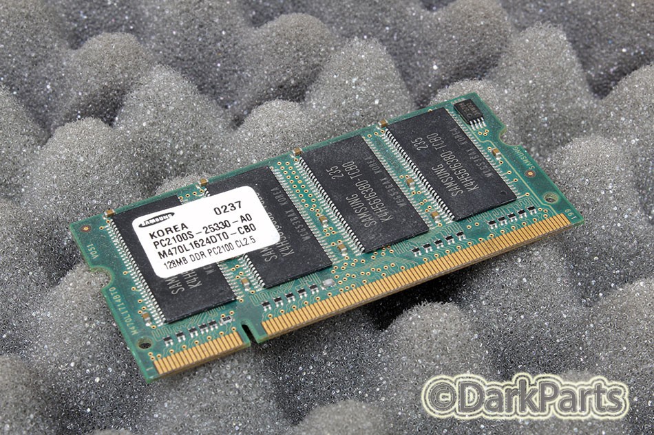 Samsung M470L1624DTO-CB0 128MB Memory RAM PC2100S-25330-A0