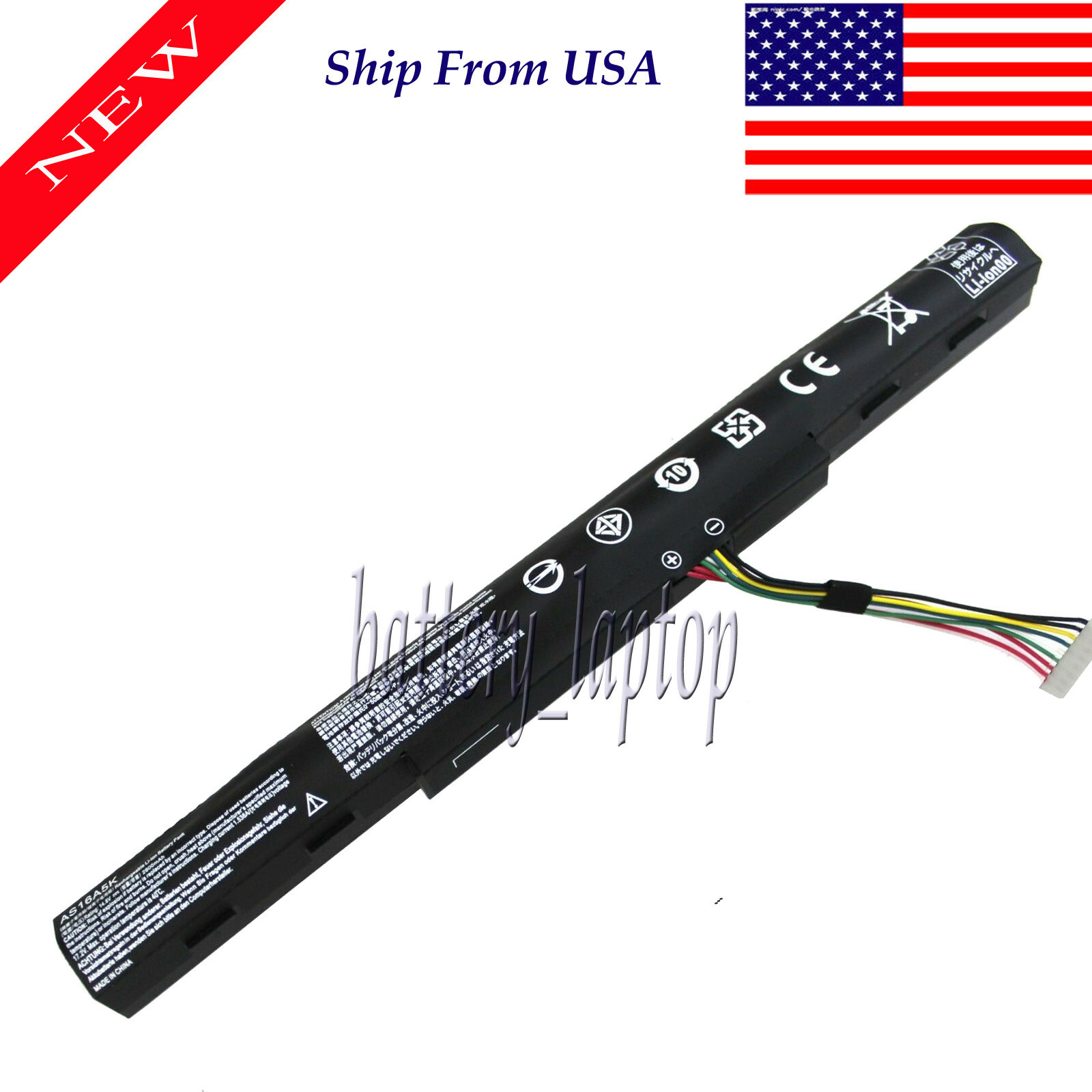 AS16A5K Laptop Battery for Acer Aspire AS16A7K AS16A8K KT.00405.001 KT.00407.004
