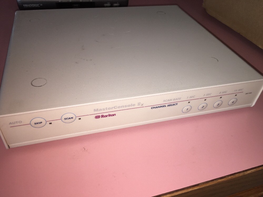 Raritan Master Console II MCC4 4-Channel KVM Switch-RARE VINTAGE-SHIPS N 24 HOUR
