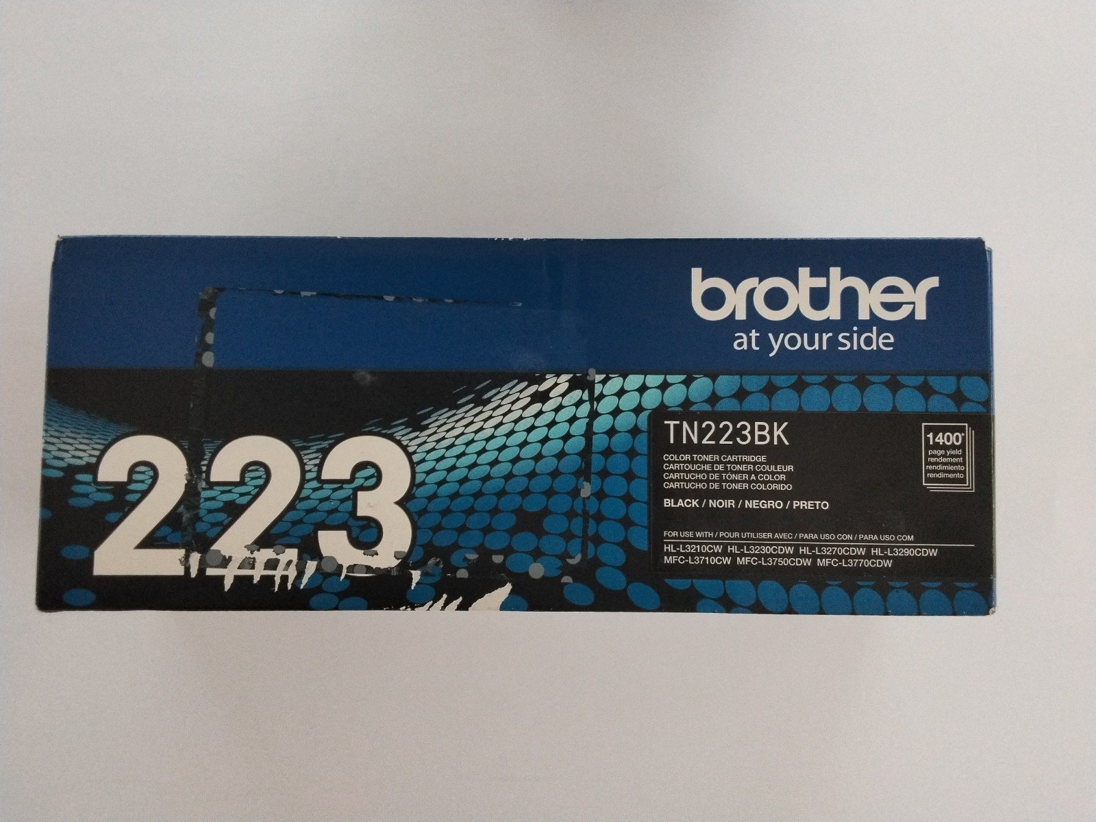 New Brother HL-L3210CW MFC-L3710CW Standard Yield Black Toner Cartridge, TN223BK