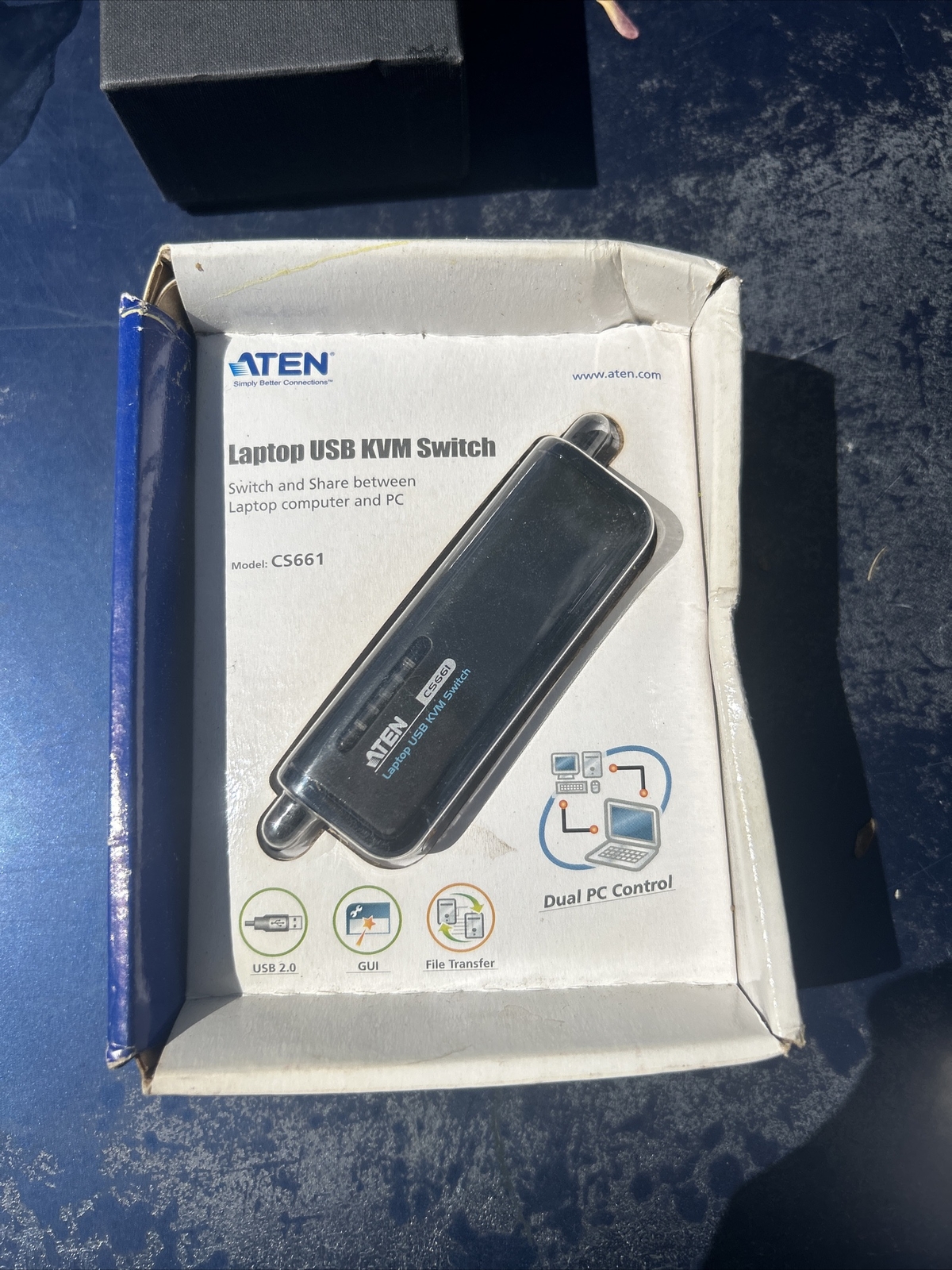 Aten Laptop USB KVM Switch Ca661 New In Box