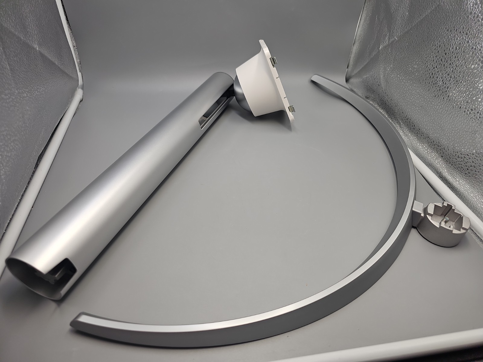 Original MONITOR STAND SILVER WHITE For LG 40WP95C-W 40"  Monitor