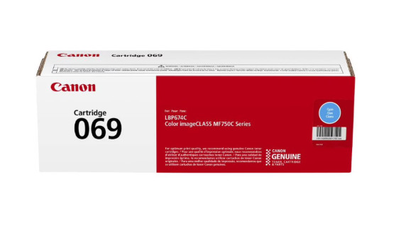 Canon 069 Cyan Toner Genuine OEM Standard Yield 1900 Pages New