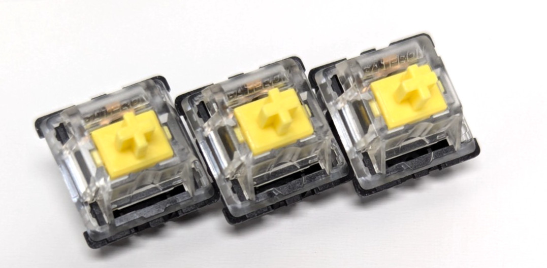Drop + Gateron Yellow Mechanical Keyboard Switches 3-Pin 49 Pack