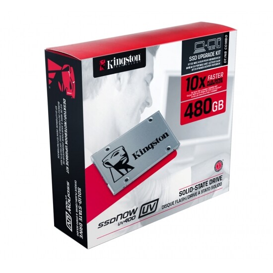 Kingston SSDNow UV400 SUV400S3B7A/480G 2.5" 480GB SATA III SSD Solid State Drive