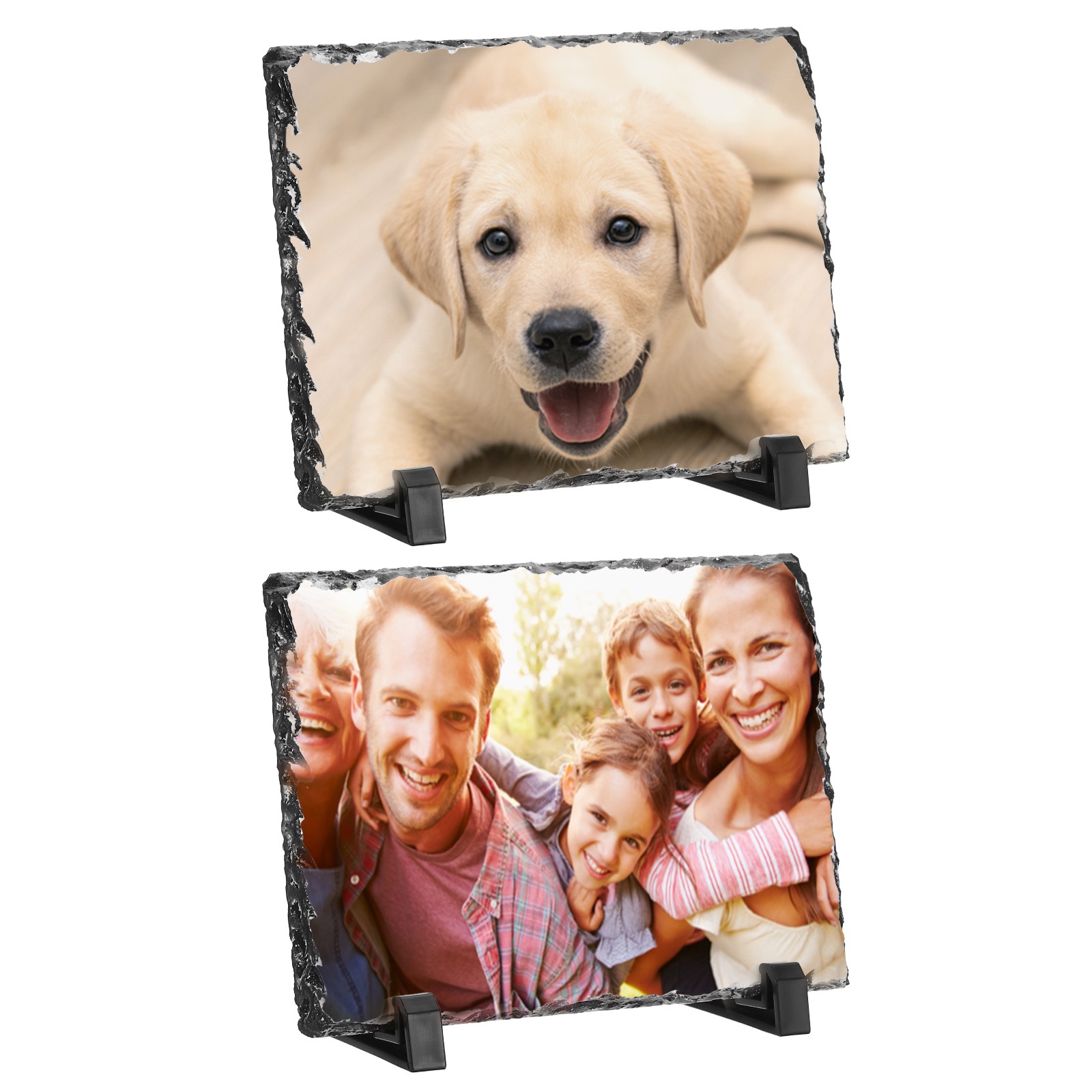 Sublimation Slate Blanks, 2 Pcs Rectangular, 7.9 x 6"