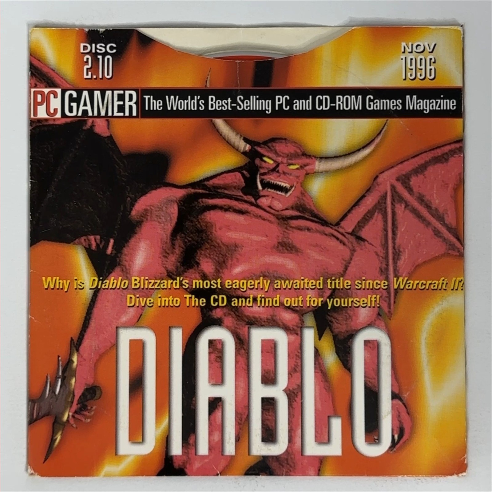 PC Gamer Demo Disc 2.10 November 1996 CD-ROM Vintage PC Gaming Software
