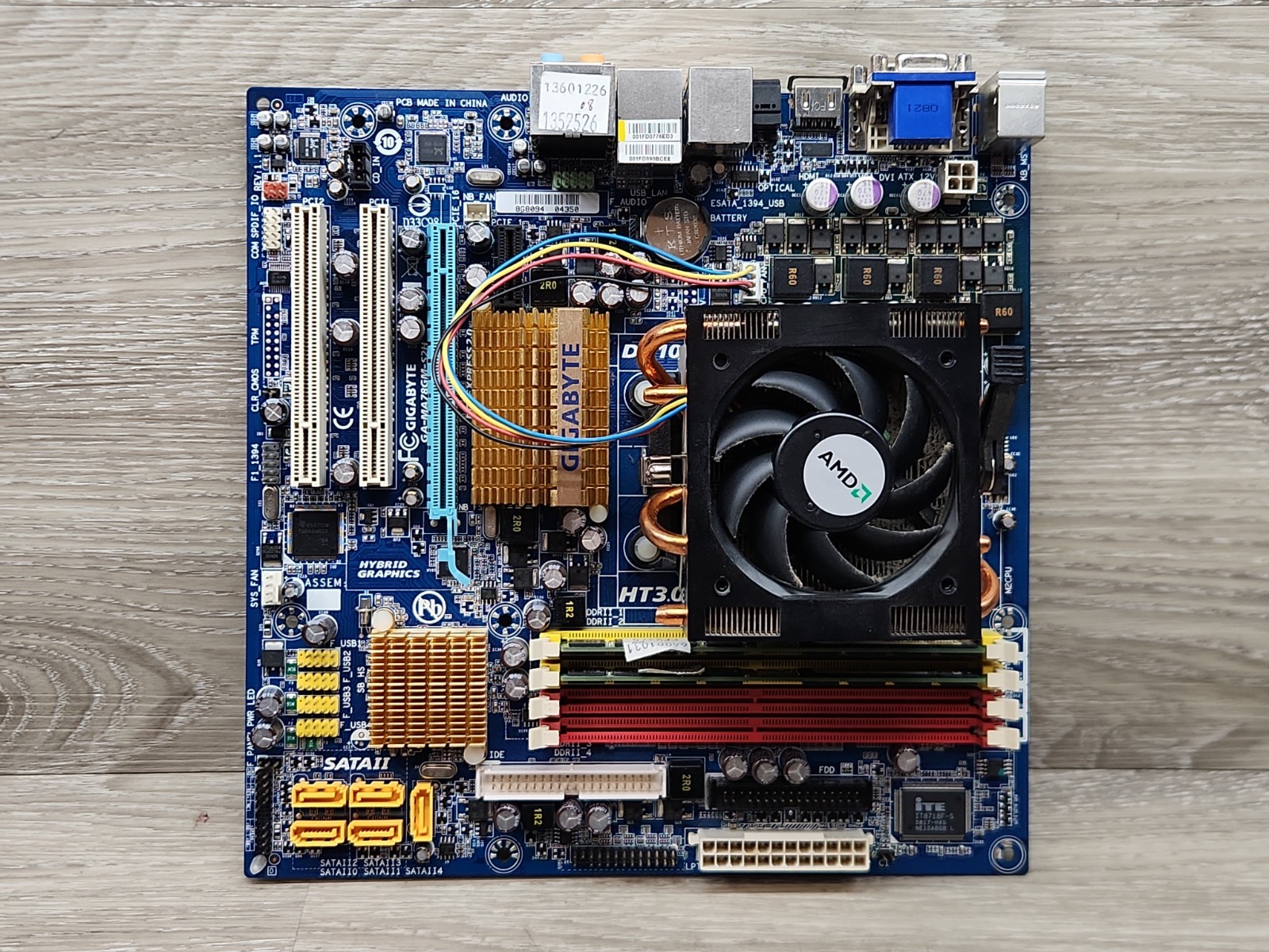 Gigabyte GA-MA78GM-S2H V1.0 780G Motherboard AM3/AM2+ DDR2 (Parts No Returns)