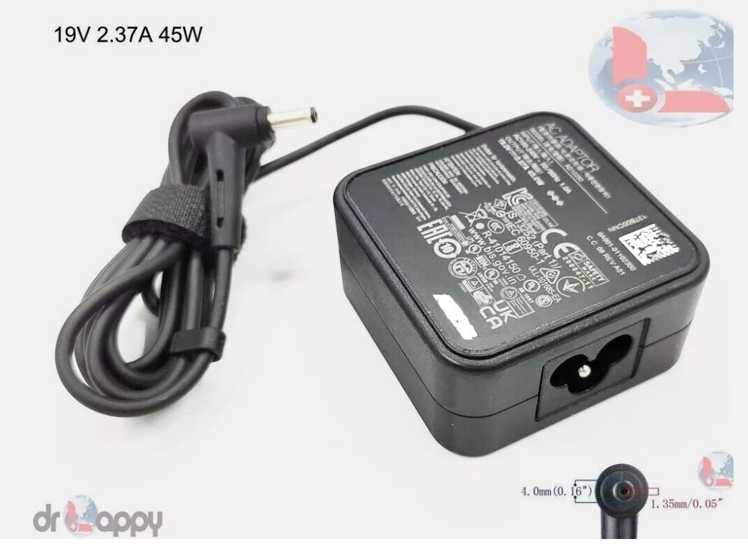 4.0mm 45W Adapter Charger for ASUS X555 X555B X555BA X555L X555LA X555U X555UA