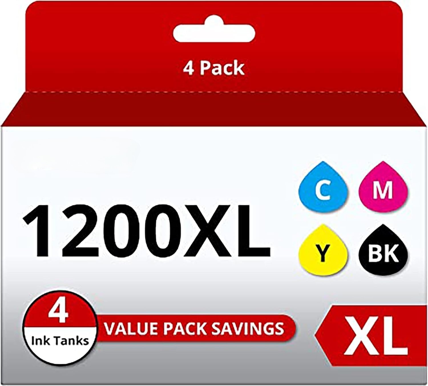 4PK PGI-1200XL Ink Cartridge for MB Laser Printer MB2020 MB2120 MB2720 MB2050