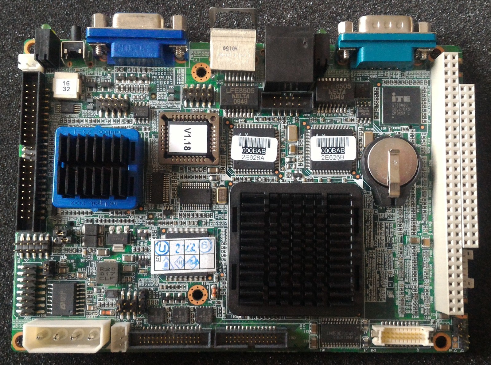 NEW Advantech PCM-9375E-J0A1 AMD Geode LX800 500MHz Industrial SBC 512MB DDR RAM