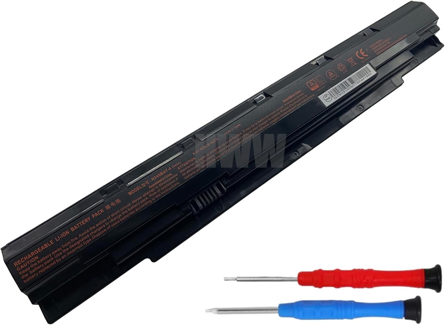 HWW New 14.8V 32Wh N240BAT 4 Battery Compatible with Clevo N240JU N240BU NP3240