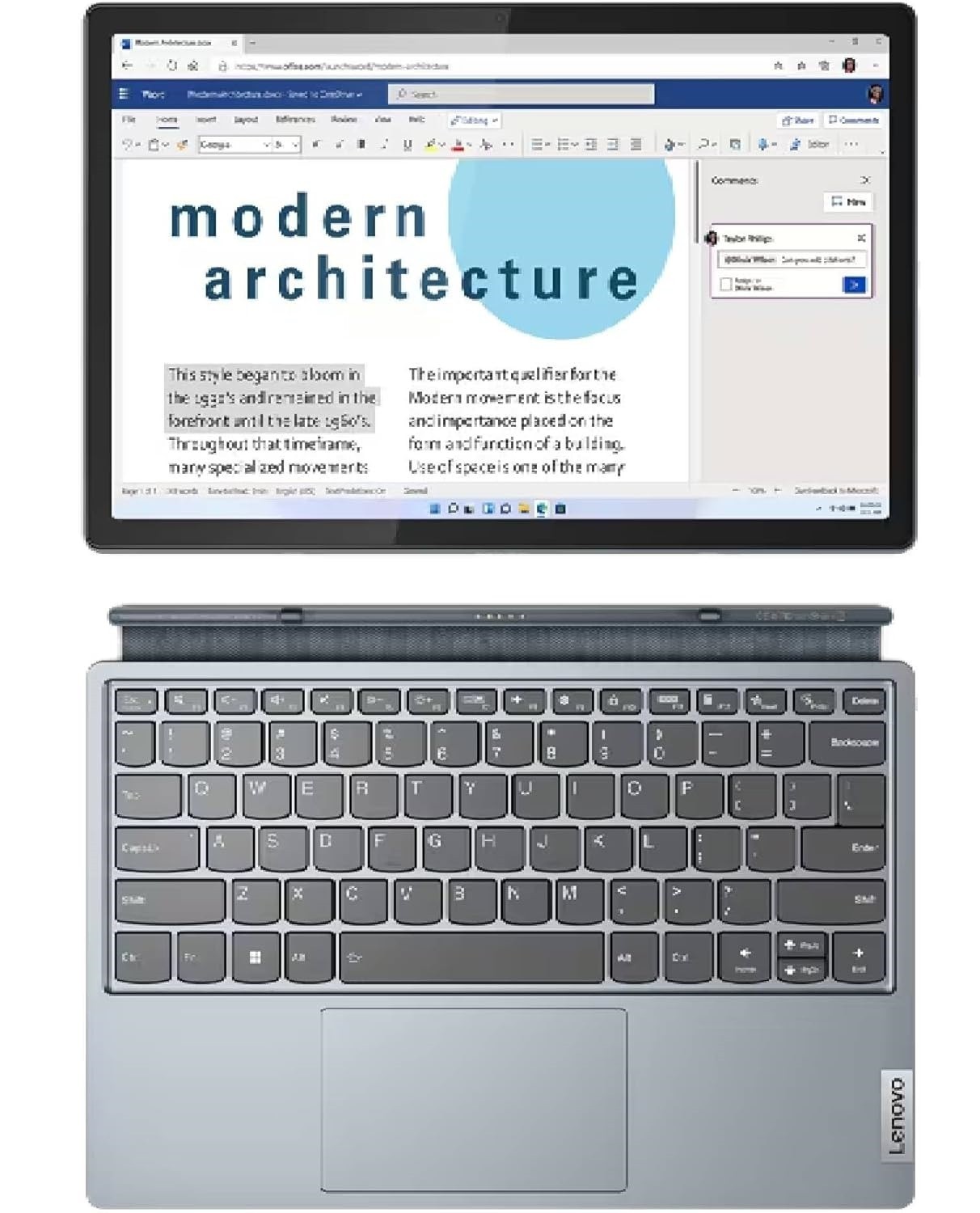 82TQ0007US Lenovo IdeaPad Duet 5 12IAU7 12.4" 2-in-1 i3-1215U 8GB 128GB Win11