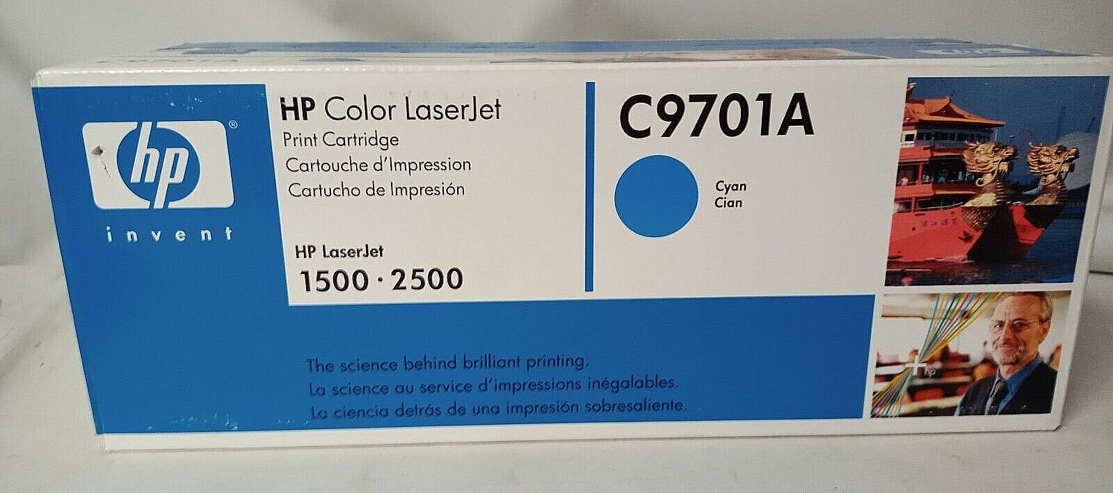 10x HP C9701A Cyan Toner Cartridge NEW GENUINE SEALED BOX - LOT of 10