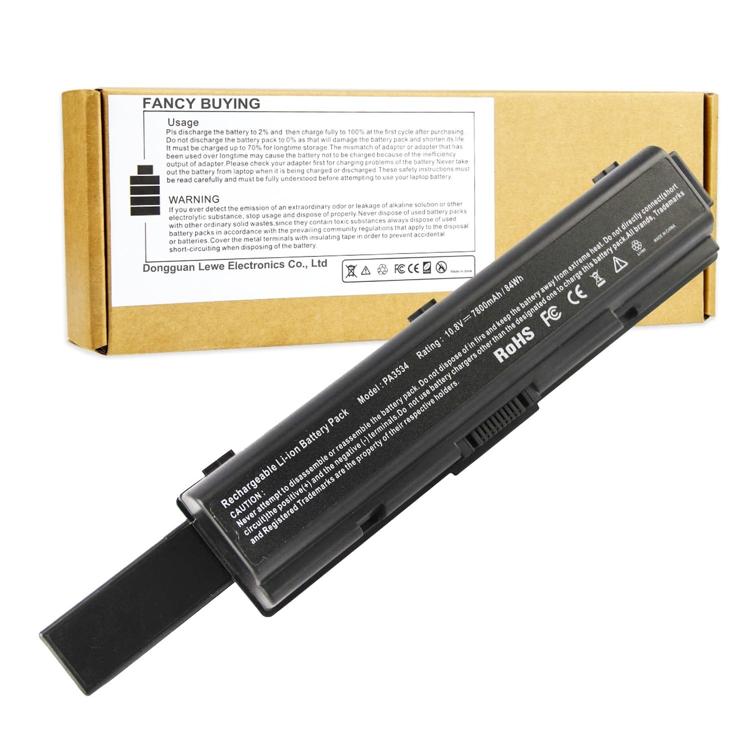 High-Capacity 84WH Laptop Battery for Toshiba Satellite A200 A300 L500 L450D