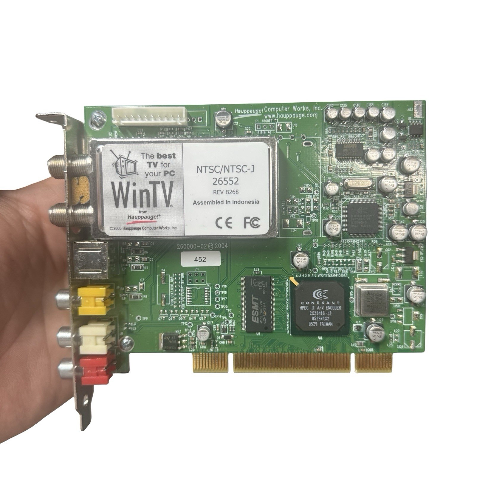 Hauppauge WinTV-PVR-150 NTSC/NTSC-J 26552 LF TV Tuner PCI Card  5187-7619