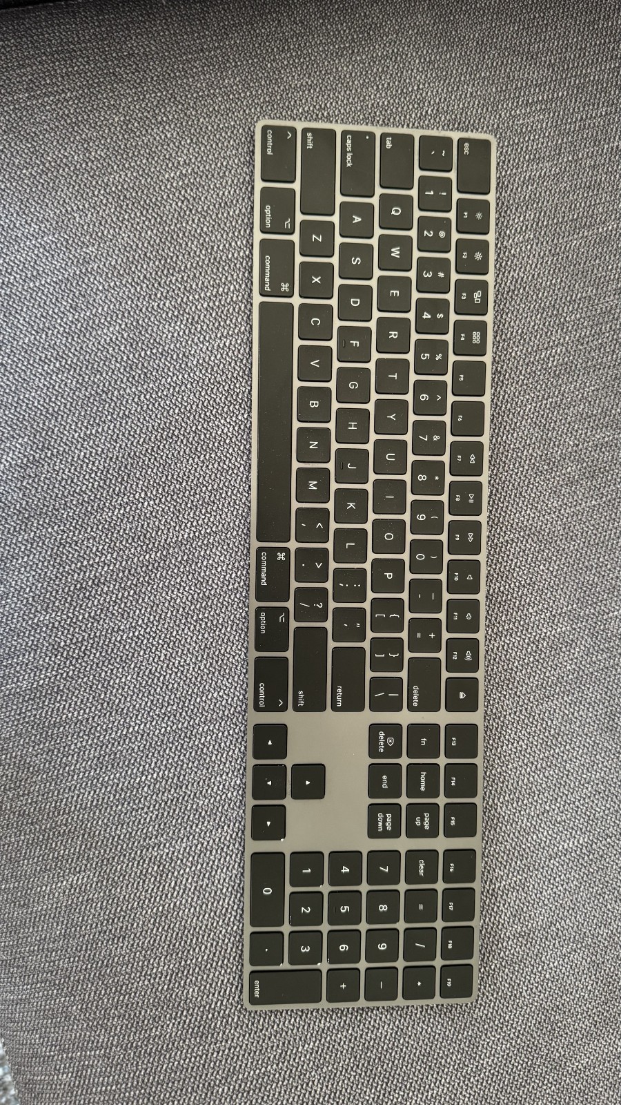 Apple Magic Keyboard with Numeric Keypad in space gray