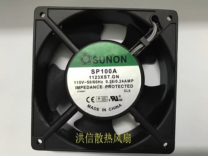 SUNON SP100A 1123XST.GN 12038 AC115V 0.26A 12CM Axial Cooling Fan