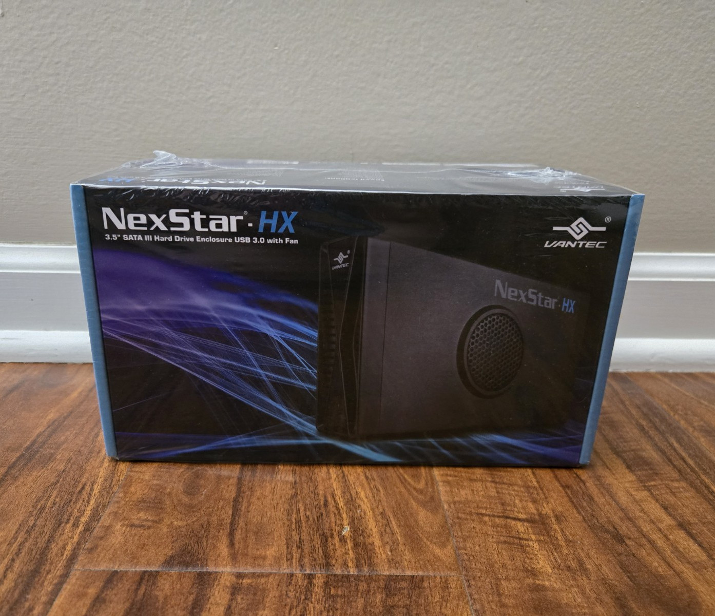 Vantec NexStar HX 3.5" SATA III USB 3.0 HDD Enclosure w/ Fan Black NST-387S3-BK