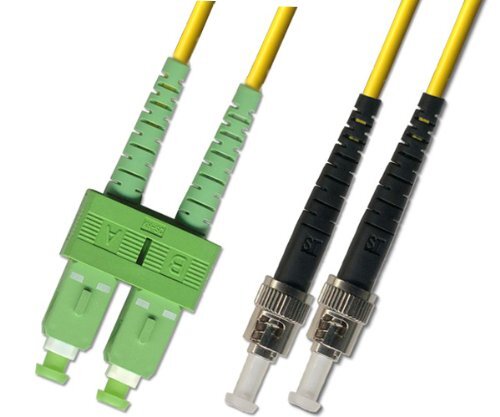 10M Singlemode Duplex Fiber Optic Cable 9/125 SC APC ST UPC Patch Cable Network